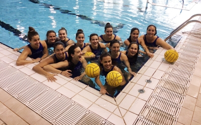 L'Astralpool femení s'ha entrenat per últim cop avui a Sabadell abans de viatjar a Kirishi | CNS